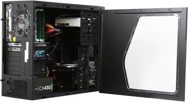 Alt view image 5 of 10 - CyberpowerPC Desktop PC Gamer Xtreme 1350 Intel Core i7-3770 8GB DDR3 1TB HDD NVIDIA GeForce GT 640 2GB Windows 7 Home Premium 64-Bit