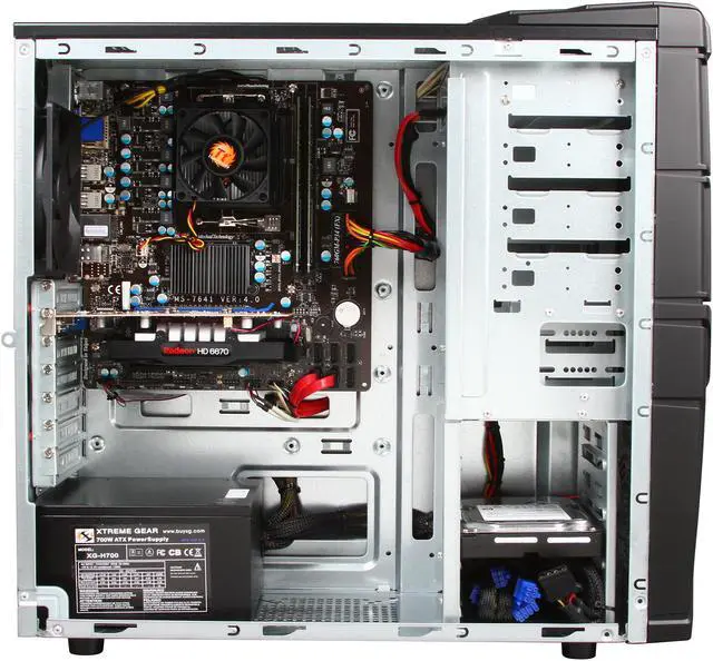 Alt view image 6 of 10 - CyberpowerPC Desktop PC Gamer Ultra 2138 AMD FX-Series FX-8320 8GB DDR3 1TB HDD AMD Radeon HD 6670 1GB Windows 8