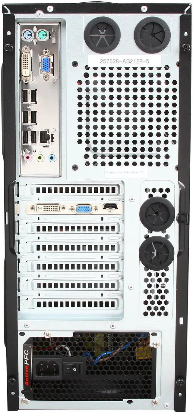 Alt view image 9 of 10 - CyberpowerPC Desktop PC Gamer Ultra 2138 AMD FX-Series FX-8320 8GB DDR3 1TB HDD AMD Radeon HD 6670 1GB Windows 8