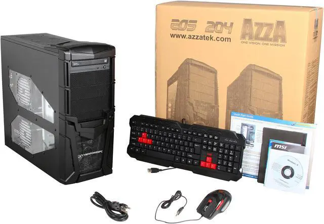 Alt view image 10 of 10 - CyberpowerPC Desktop PC Gamer Ultra 2138 AMD FX-Series FX-8320 8GB DDR3 1TB HDD AMD Radeon HD 6670 1GB Windows 8