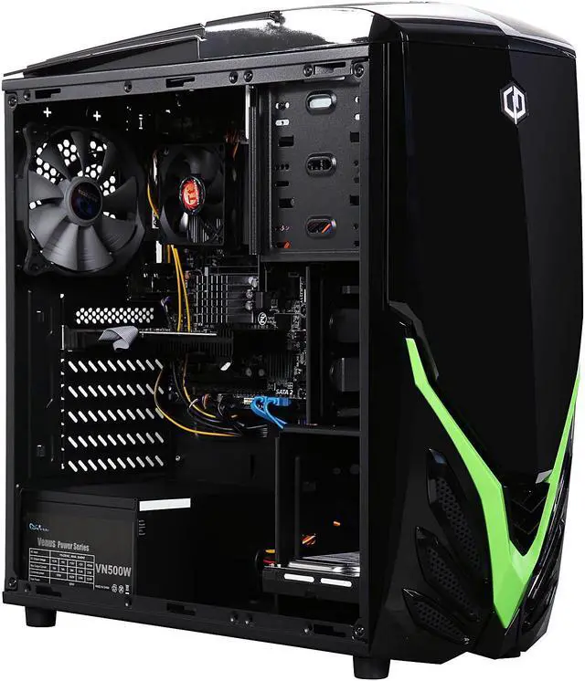 Alt view image 8 of 10 - CyberpowerPC Gamer Ultra 2140 Desktop PC AMD FX-Series FX-6300 (3.50 GHz) NVIDIA GeForce GT 730 2 GB 8 GB DDR3 500 GB HDD  Windows 10 Home 64-Bit