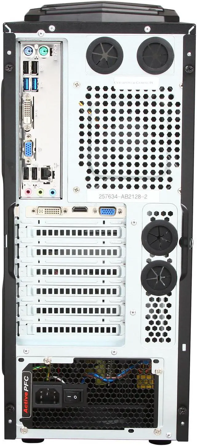 Alt view image 9 of 10 - CyberpowerPC Desktop PC Gamer Xtreme 1347 Intel Core i5-3570K 8GB DDR3 1TB HDD Nvidia Geforce GT 620 2GB Windows 8 64 bit