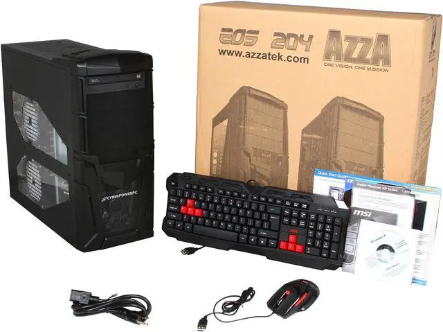 Alt view image 10 of 10 - CyberpowerPC Desktop PC Gamer Xtreme 1347 Intel Core i5-3570K 8GB DDR3 1TB HDD Nvidia Geforce GT 620 2GB Windows 8 64 bit