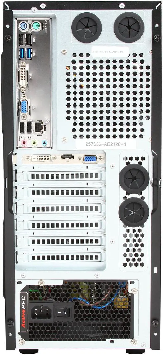 Alt view image 9 of 10 - CyberpowerPC Desktop PC Gamer Xtreme 1348 Intel Core i7-3770K 16GB DDR3 2TB HDD AMD Radeon HD 7750 2GB Windows 8 64-Bit