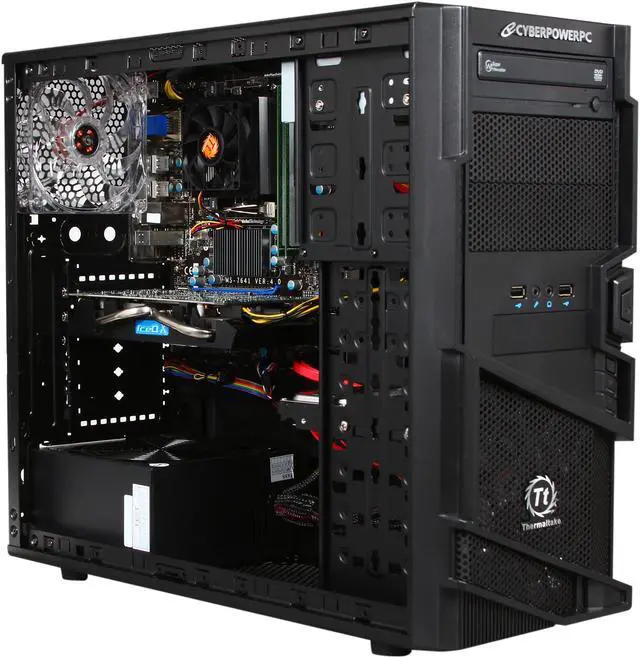 Alt view image 7 of 9 - CyberpowerPC Desktop PC Gamer Ultra 2143 AMD FX-Series FX-6100 8GB DDR3 1TB HDD AMD Radeon HD 7850 2GB Windows 8 64-Bit