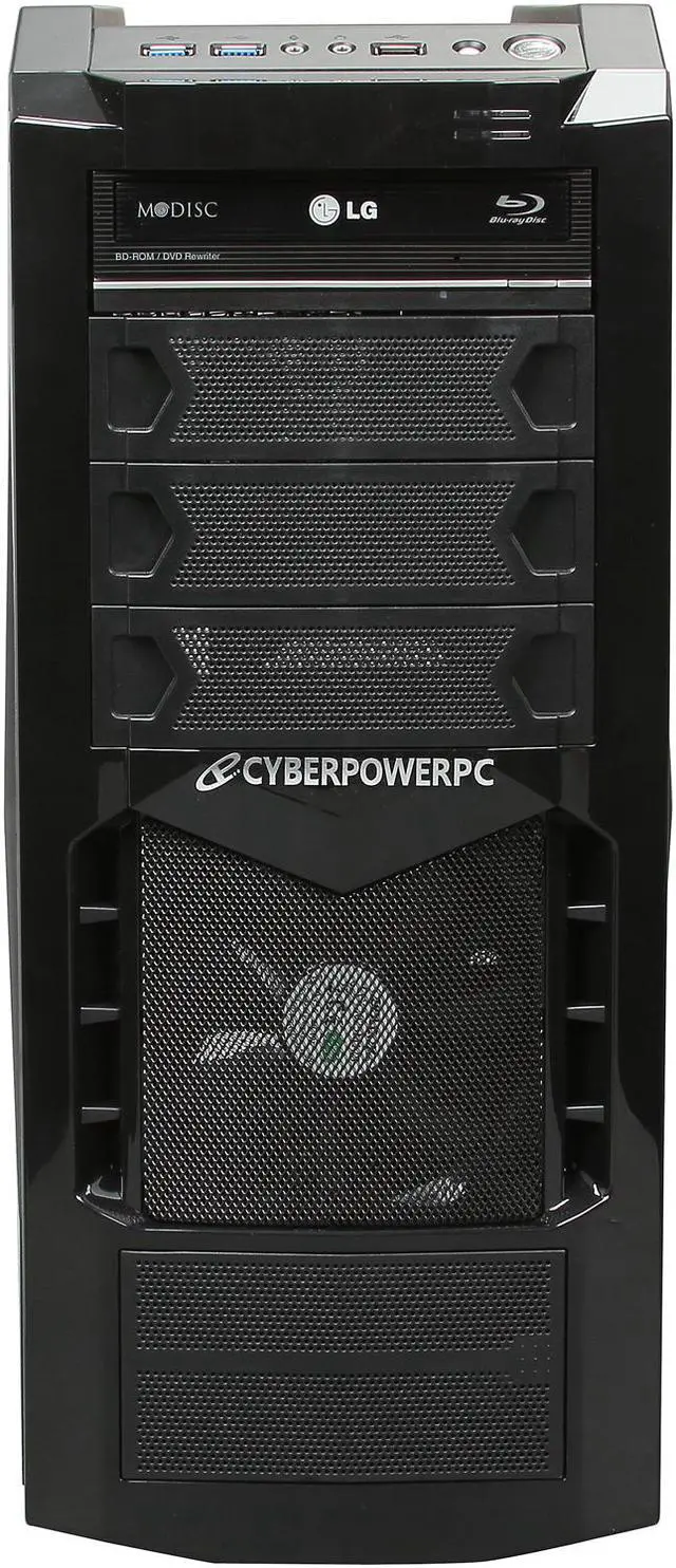 Alt view image 2 of 10 - CyberpowerPC Desktop PC Gamer Xtreme 1359LQ Intel Core i7-3820 16GB DDR3 2TB HDD NVIDIA GeForce GTX 660 Ti 2GB Windows 8 64-Bit