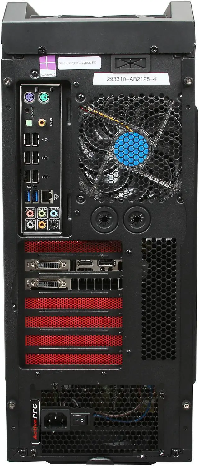 Alt view image 9 of 10 - CyberpowerPC Desktop PC Gamer Xtreme 1359LQ Intel Core i7-3820 16GB DDR3 2TB HDD NVIDIA GeForce GTX 660 Ti 2GB Windows 8 64-Bit