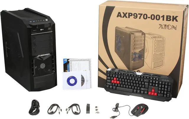 Alt view image 10 of 10 - CyberpowerPC Desktop PC Gamer Xtreme 1359LQ Intel Core i7-3820 16GB DDR3 2TB HDD NVIDIA GeForce GTX 660 Ti 2GB Windows 8 64-Bit