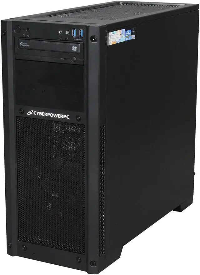 Alt view image 3 of 10 - CyberpowerPC Desktop PC Gamer Xtreme 1372 Intel Core i5-3570K 8GB DDR3 1TB HDD AMD Radeon HD 7850 2GB Windows 8 64-Bit