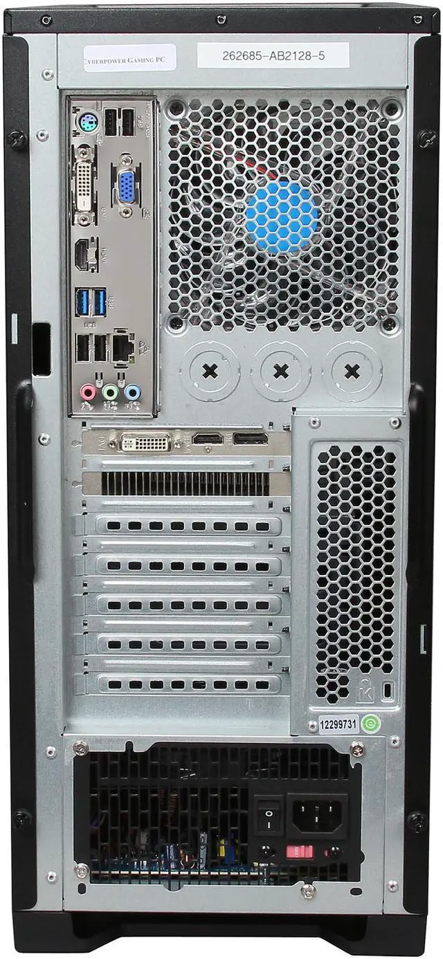 Alt view image 8 of 10 - CyberpowerPC Desktop PC Gamer Xtreme 1372 Intel Core i5-3570K 8GB DDR3 1TB HDD AMD Radeon HD 7850 2GB Windows 8 64-Bit