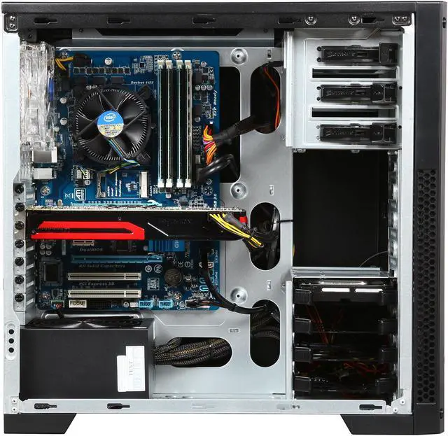 Alt view image 6 of 10 - CyberpowerPC Desktop PC Gamer Xtreme 1375 Intel Core i7-3770K 16GB DDR3 1TB HDD AMD Radeon HD 7870 2GB Windows 8 64-Bit