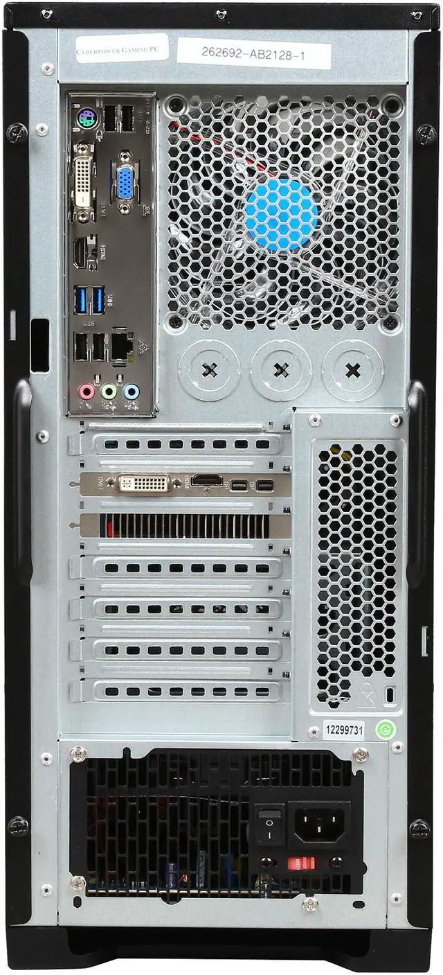 Alt view image 8 of 10 - CyberpowerPC Desktop PC Gamer Xtreme 1375 Intel Core i7-3770K 16GB DDR3 1TB HDD AMD Radeon HD 7870 2GB Windows 8 64-Bit