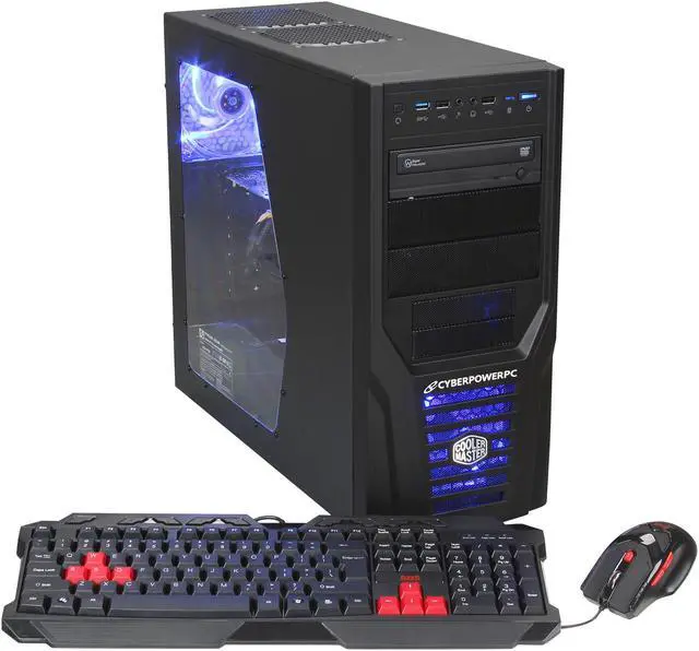 Main image of CyberpowerPC Desktop PC Gamer Xtreme 1379 Intel Core i5-3570K 8GB DDR3 2TB HDD NVIDIA GeForce GTX 660 Ti 2GB Windows 8 64-Bit