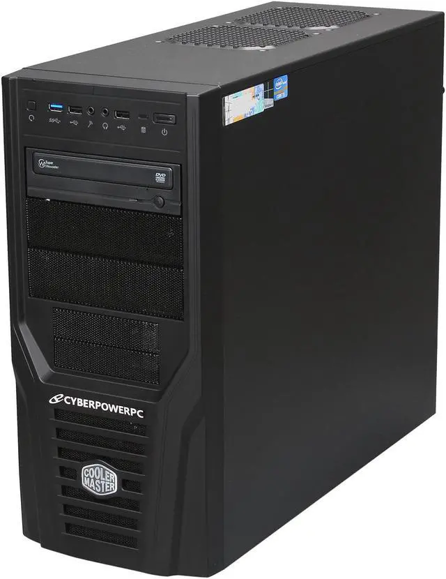 Alt view image 3 of 10 - CyberpowerPC Desktop PC Gamer Xtreme 1379 Intel Core i5-3570K 8GB DDR3 2TB HDD NVIDIA GeForce GTX 660 Ti 2GB Windows 8 64-Bit