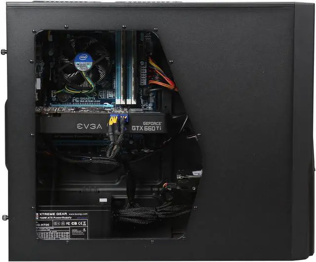 Alt view image 4 of 10 - CyberpowerPC Desktop PC Gamer Xtreme 1379 Intel Core i5-3570K 8GB DDR3 2TB HDD NVIDIA GeForce GTX 660 Ti 2GB Windows 8 64-Bit