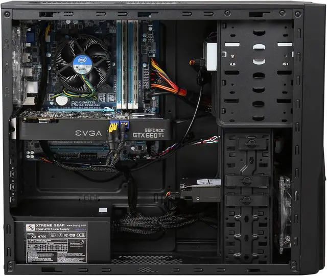 Alt view image 6 of 10 - CyberpowerPC Desktop PC Gamer Xtreme 1379 Intel Core i5-3570K 8GB DDR3 2TB HDD NVIDIA GeForce GTX 660 Ti 2GB Windows 8 64-Bit