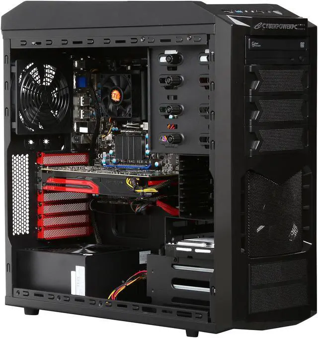 Alt view image 8 of 11 - CyberpowerPC Desktop PC Gamer Ultra 2148 AMD FX-Series FX-8120 8GB DDR3 1TB HDD AMD Radeon HD 7870 Windows 8 64-Bit