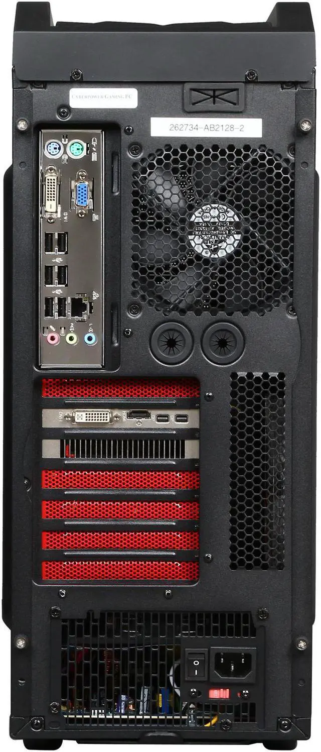 Alt view image 9 of 11 - CyberpowerPC Desktop PC Gamer Ultra 2148 AMD FX-Series FX-8120 8GB DDR3 1TB HDD AMD Radeon HD 7870 Windows 8 64-Bit