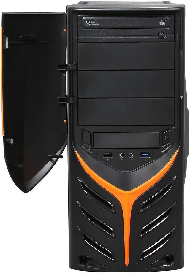Alt view image 2 of 10 - CyberpowerPC Desktop PC Gamer Ultra 2150 AMD FX-Series FX-4100 8GB DDR3 1TB HDD NVIDIA GeForce GT 610 Windows 8 64-Bit