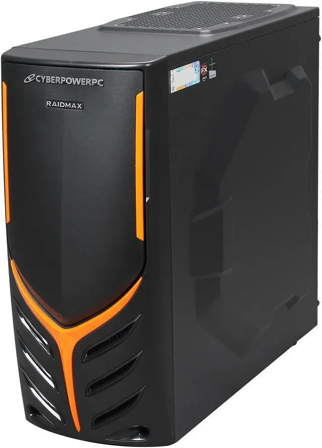 Alt view image 3 of 10 - CyberpowerPC Desktop PC Gamer Ultra 2150 AMD FX-Series FX-4100 8GB DDR3 1TB HDD NVIDIA GeForce GT 610 Windows 8 64-Bit