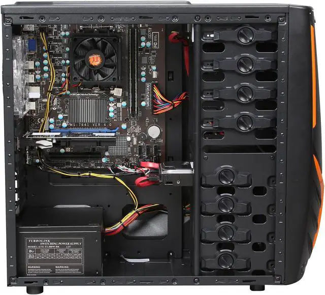 Alt view image 6 of 10 - CyberpowerPC Desktop PC Gamer Ultra 2150 AMD FX-Series FX-4100 8GB DDR3 1TB HDD NVIDIA GeForce GT 610 Windows 8 64-Bit