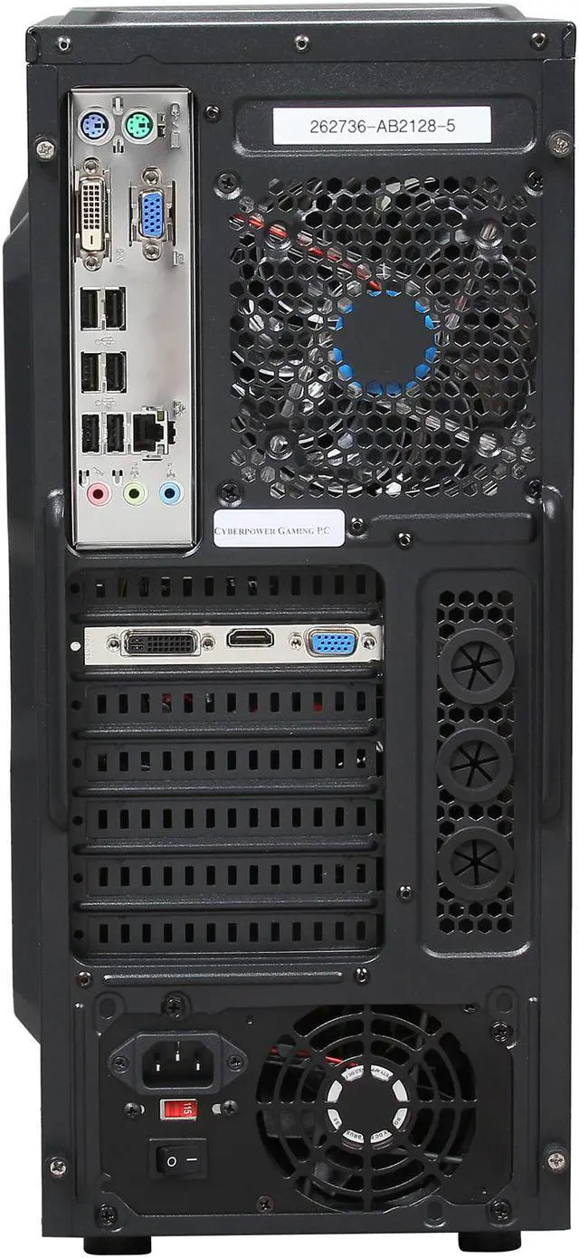 Alt view image 8 of 10 - CyberpowerPC Desktop PC Gamer Ultra 2150 AMD FX-Series FX-4100 8GB DDR3 1TB HDD NVIDIA GeForce GT 610 Windows 8 64-Bit