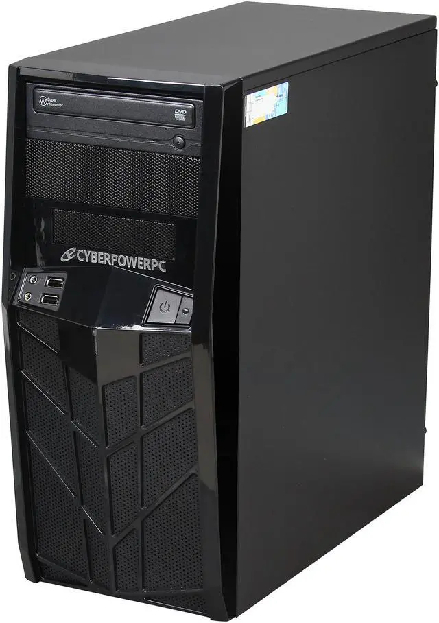 Alt view image 3 of 10 - CyberpowerPC Desktop PC Gamer Ultra 2163 AMD FX-Series FX-4130 4GB DDR3 500GB HDD AMD Radeon HD 6450 1GB Windows 8 64-Bit