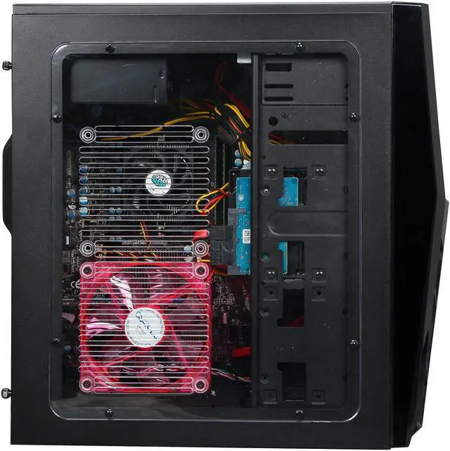 Alt view image 4 of 10 - CyberpowerPC Desktop PC Gamer Ultra 2163 AMD FX-Series FX-4130 4GB DDR3 500GB HDD AMD Radeon HD 6450 1GB Windows 8 64-Bit