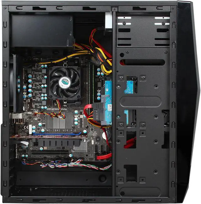 Alt view image 6 of 10 - CyberpowerPC Desktop PC Gamer Ultra 2163 AMD FX-Series FX-4130 4GB DDR3 500GB HDD AMD Radeon HD 6450 1GB Windows 8 64-Bit