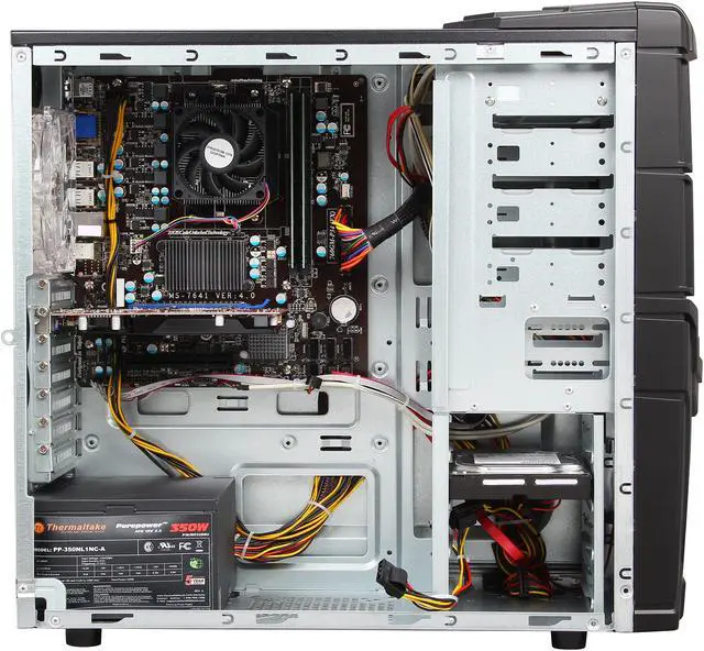 Alt view image 7 of 11 - CyberpowerPC Desktop PC Gamer Ultra 2165 AMD FX-Series FX-6300 8GB DDR3 1TB HDD AMD Radeon R7 250 2GB Windows 8.1 64-Bit