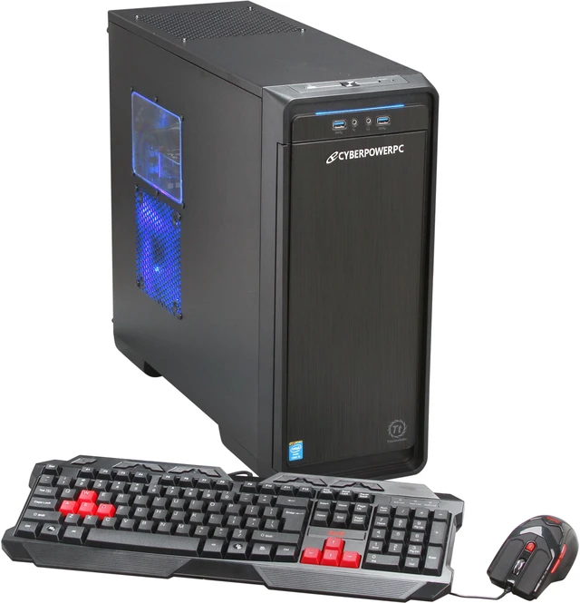 Main image of CyberpowerPC Desktop PC Gamer Xtreme H100 Intel Core i5-4670K 8GB DDR3 1TB HDD NVIDIA GeForce GTX 650 1GB Windows 8 64-Bit