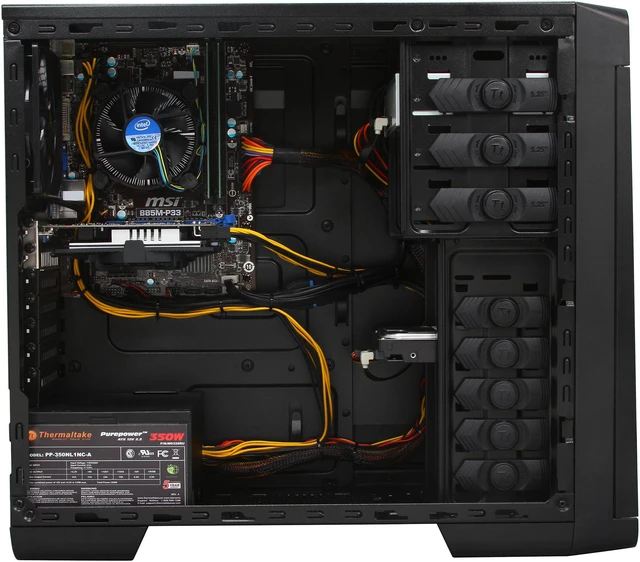 Alt view image 7 of 11 - CyberpowerPC Desktop PC Gamer Xtreme H100 Intel Core i5-4670K 8GB DDR3 1TB HDD NVIDIA GeForce GTX 650 1GB Windows 8 64-Bit