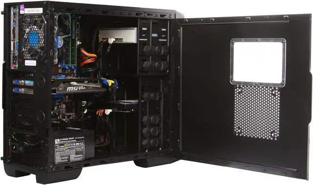 Alt view image 6 of 11 - CyberpowerPC Desktop PC Gamer Xtreme H300 Intel Core i7-4770K 8GB DDR3 2TB HDD NVIDIA Geforce GTX 660 2GB Windows 8.1 64-Bit