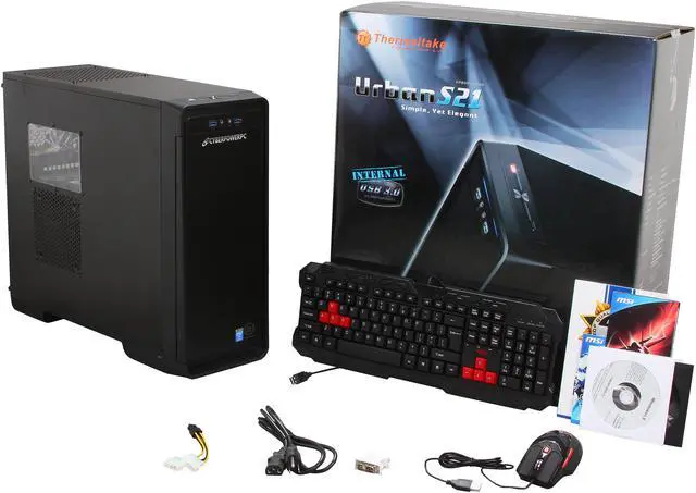 Alt view image 11 of 11 - CyberpowerPC Desktop PC Gamer Xtreme H300 Intel Core i7-4770K 8GB DDR3 2TB HDD NVIDIA Geforce GTX 660 2GB Windows 8.1 64-Bit