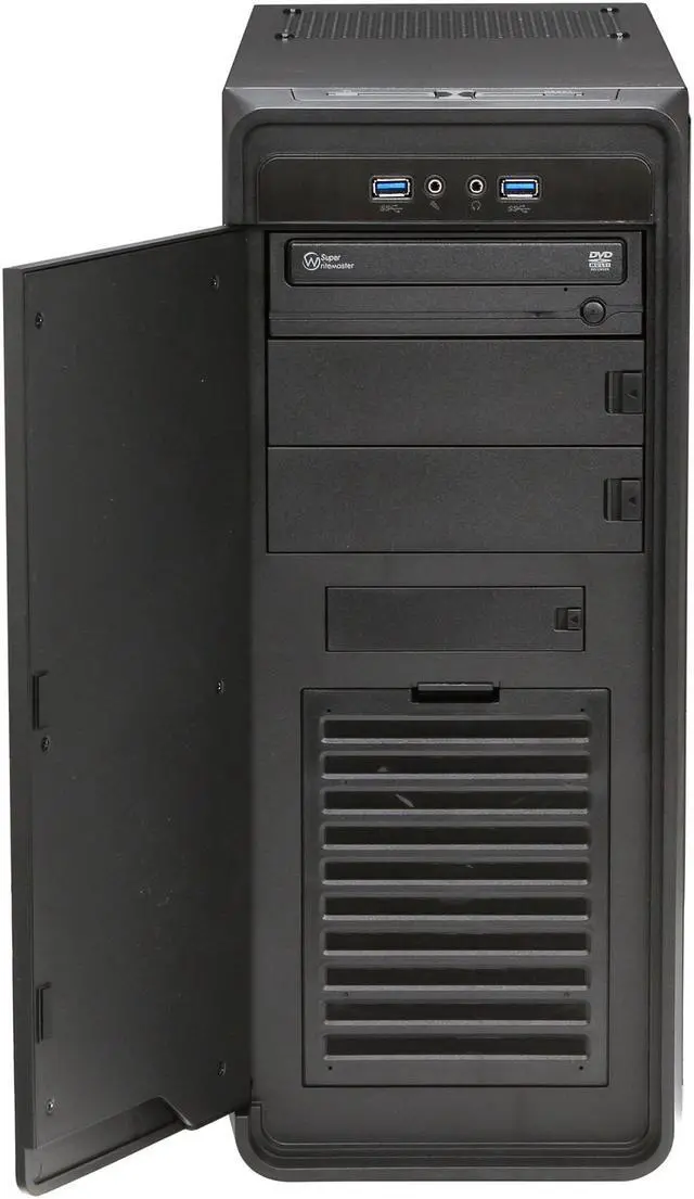 Alt view image 2 of 11 - CyberpowerPC Desktop PC Gamer Xtreme H300 Intel Core i7-4770K 8GB DDR3 2TB HDD NVIDIA Geforce GTX 660 2GB Windows 8.1 64-Bit