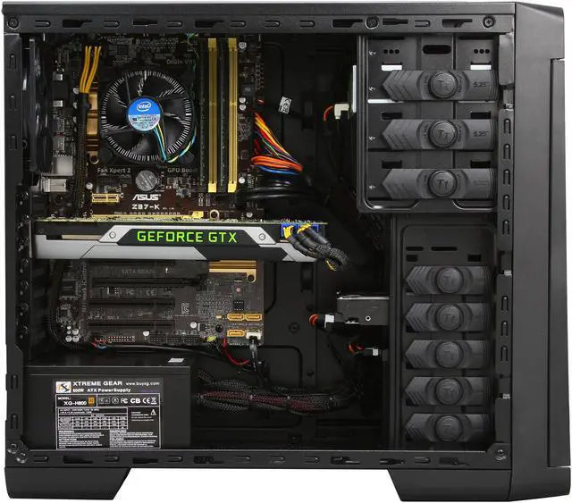 Alt view image 7 of 11 - CyberpowerPC Desktop PC Gamer Xtreme H500 Intel Core i7-4770K 16GB DDR3 2TB HDD + 250GB SSD HDD NVIDIA Geforce GTX 780 3GB Windows 8 64-Bit