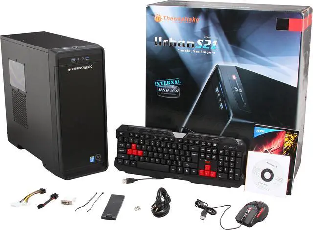 Alt view image 11 of 11 - CyberpowerPC Desktop PC Gamer Xtreme H500 Intel Core i7-4770K 16GB DDR3 2TB HDD + 250GB SSD HDD NVIDIA Geforce GTX 780 3GB Windows 8 64-Bit