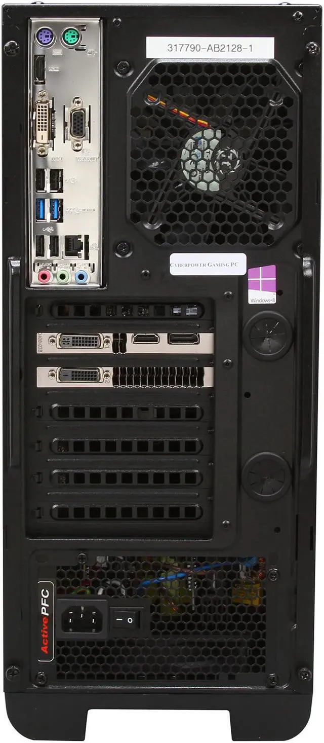 Alt view image 9 of 11 - CyberpowerPC Desktop PC Gamer Xtreme H500 Intel Core i7-4770K 16GB DDR3 2TB HDD + 250GB SSD HDD NVIDIA Geforce GTX 780 3GB Windows 8 64-Bit
