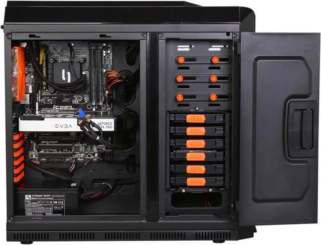 Alt view image 6 of 12 - CyberpowerPC Desktop PC Zeus EVO Thunder 200 Intel Core i5-4670K 16GB DDR3 2TB HDD NVIDIA GeForce GTX 760 2GB Windows 7 Home Premium 64-Bit