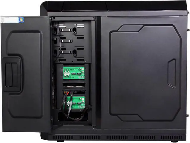 Alt view image 8 of 12 - CyberpowerPC Desktop PC Zeus EVO Thunder 200 Intel Core i5-4670K 16GB DDR3 2TB HDD NVIDIA GeForce GTX 760 2GB Windows 7 Home Premium 64-Bit