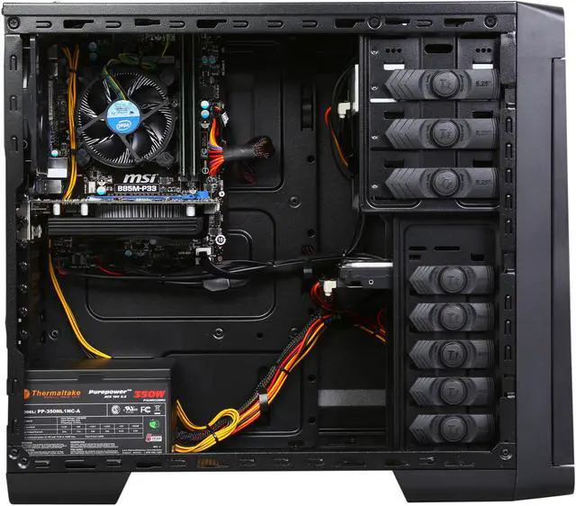 Alt view image 6 of 11 - CyberpowerPC Desktop PC Gamer Xtreme GXH600 Intel Core i5-4670K 8GB DDR3 500GB HDD AMD Radeon HD 7750 Windows 8 64-bit