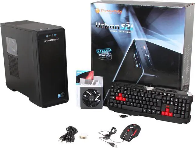 Alt view image 11 of 11 - CyberpowerPC Desktop PC Gamer Xtreme GXH600 Intel Core i5-4670K 8GB DDR3 500GB HDD AMD Radeon HD 7750 Windows 8 64-bit