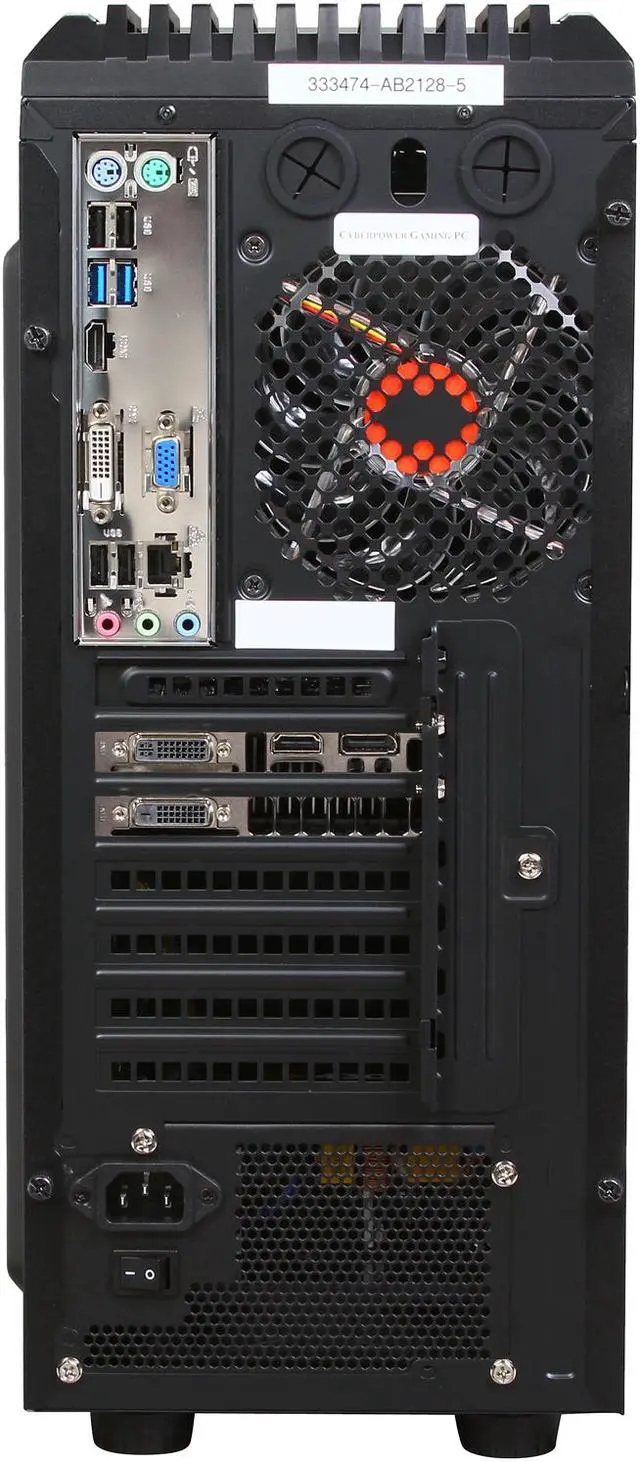 Alt view image 9 of 10 - CyberpowerPC Desktop PC Stealth Ronin 200 Intel Core i5-4570 8GB DDR3 2TB HDD NVIDIA GeForce GTX 760 2GB Windows 7 Home Premium 64-Bit