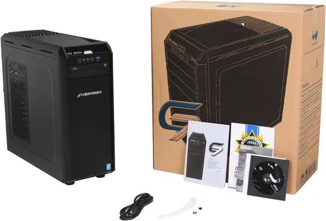 Alt view image 10 of 10 - CyberpowerPC Desktop PC Stealth Ronin 200 Intel Core i5-4570 8GB DDR3 2TB HDD NVIDIA GeForce GTX 760 2GB Windows 7 Home Premium 64-Bit