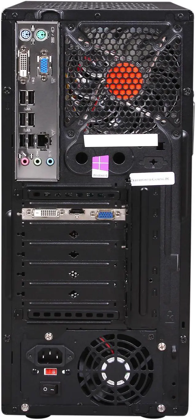 Alt view image 8 of 10 - CyberpowerPC Desktop PC Gamer Ultra GU2171 AMD FX-Series FX-6300 8GB DDR3 2TB HDD AMD Radeon HD 7750 Windows 8 64-bit