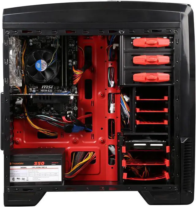 Alt view image 6 of 10 - CyberpowerPC Desktop PC Gamer Xtreme H710 Intel Core i7-4790K 8GB DDR3 2TB HDD AMD Radeon R7 250 2GB Windows 10 Home 64-bit
