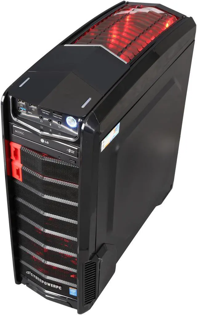 Alt view image 8 of 10 - CyberpowerPC Desktop PC Gamer Xtreme H710 Intel Core i7-4790K 8GB DDR3 2TB HDD AMD Radeon R7 250 2GB Windows 10 Home 64-bit