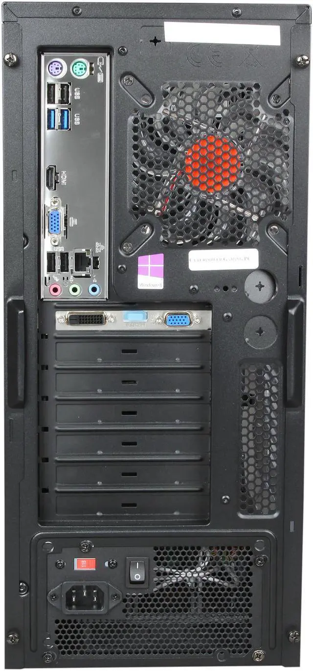 Alt view image 4 of 4 - CyberpowerPC Desktop PC Gamer Xtreme H700 Intel Core i5-4690K 8GB DDR3 500GB HDD AMD Radeon R7 240 2GB Windows 8.1 64-bit