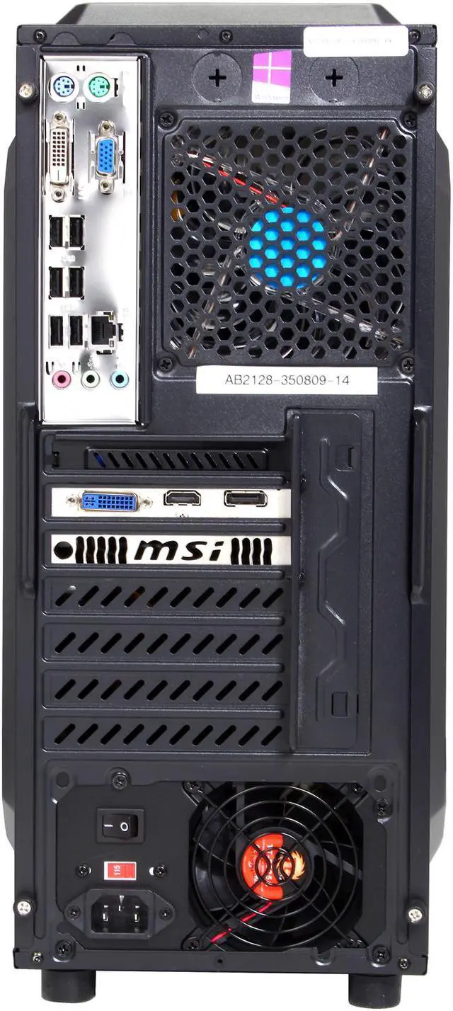 Alt view image 8 of 10 - CyberpowerPC Desktop PC Gamer Ultra 2175 AMD FX-Series FX-8100 8GB DDR3 500GB HDD AMD Radeon R7 250 2GB Windows 8.1 64-bit