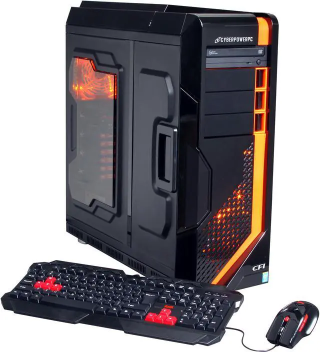 Main image of CyberpowerPC Desktop PC Zeus EVO Thunder ZET350LQ Intel Core i7-4770K 16GB DDR3 2TB HDD AMD Radeon R9 270X Windows 8.1 64-Bit